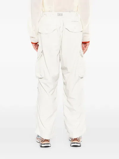 And Wander Oversized Cargo Pants In White