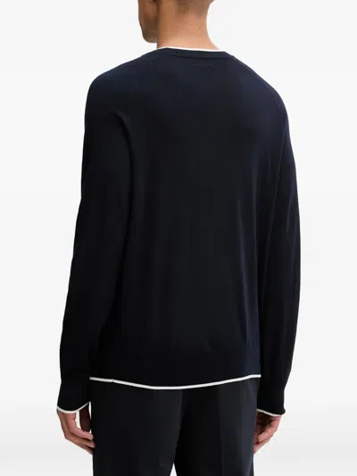 From Future Long-sleeve Sweater In Blue