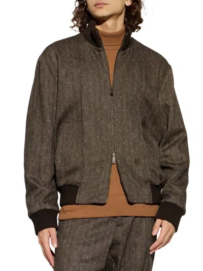 Dsquared2 Zip-up Jacket In Brown