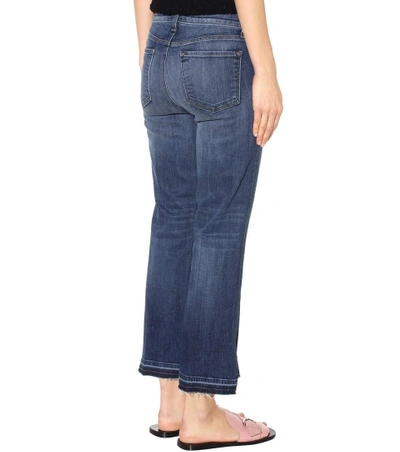 Shop J Brand Selena Crop Jeans In Blue