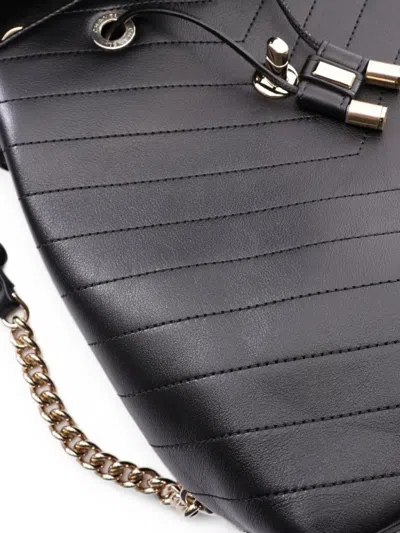 Pre-owned Chanel 2018-2019 V-stitch Backpack In Black