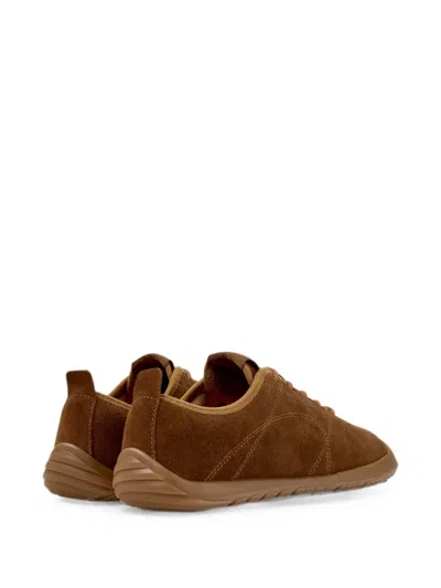 Camper Peu Path Leather Sneaker In Brown