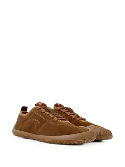 Camper Peu Path Suede Sneakers In Brown