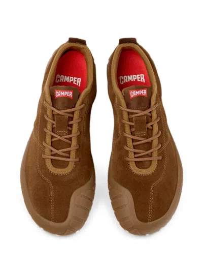 Camper Peu Path Suede Sneakers In Brown