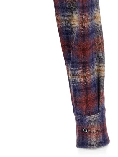Dsquared2 Check-pattern Asymmetrical Shirt In Multi