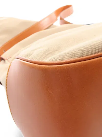 Pre-owned Prada 2000s Canapa Shoulder Bag In Neutral