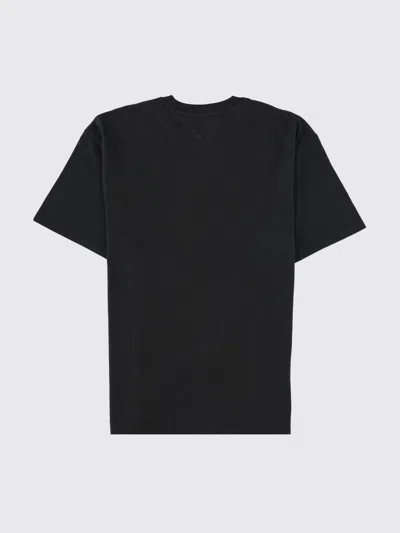 Amish Basic Cotton T-shirt In Black