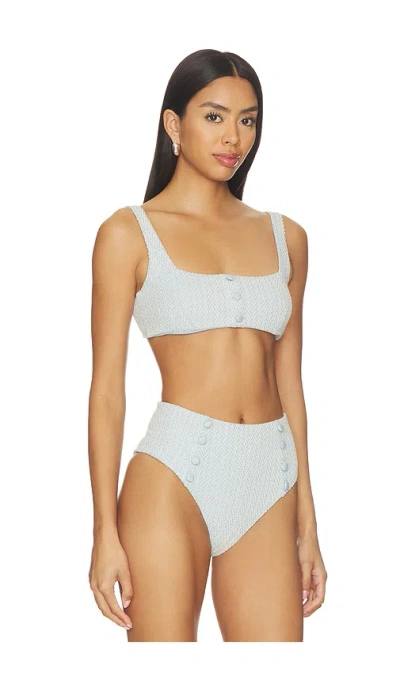 Devon Windsor Mya Bikini Top In White
