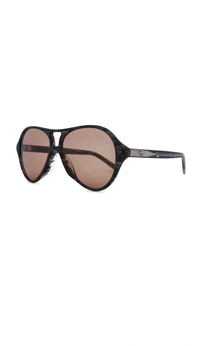 Diesel Pilot Sunglasses In Black