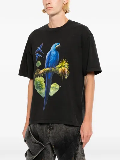 Melt Parrot-printed T-shirt In Multi