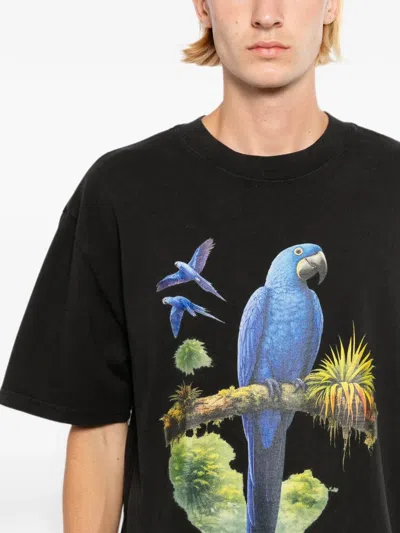 Melt Parrot-printed T-shirt In Multi