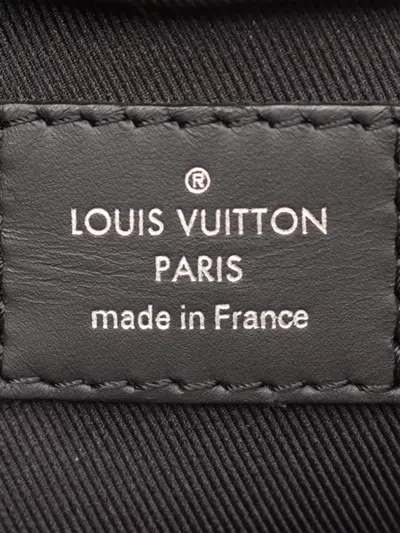 Pre-owned Louis Vuitton 2019 Monogram Eclipse Apollo Backpack In Black