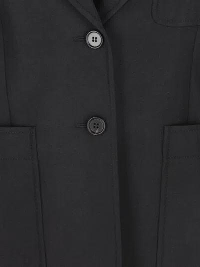 Chloé Single-breasted Wool Blazer In Black