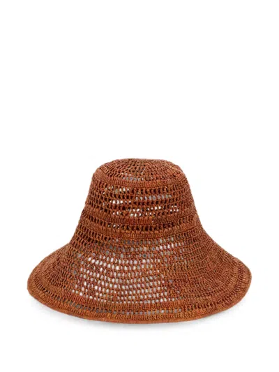 Chloé The Chloe Raffia Capeline Hat In Brown