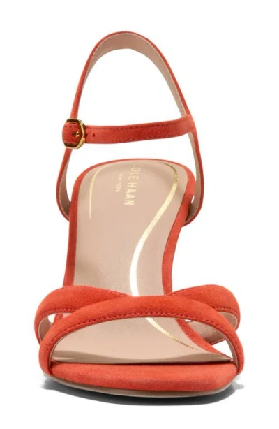 Cole Haan Constantina Ankle Strap Sandal In Orange