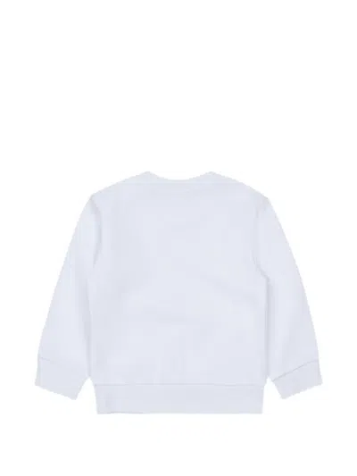 Dsquared2 Graphic-print Press-stud Sweatshirt In White