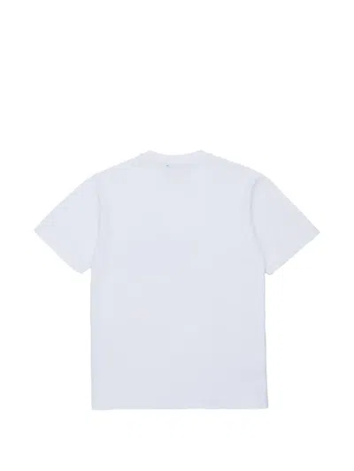 Dsquared2 T-shirt With Logo And Applied Patch In White
