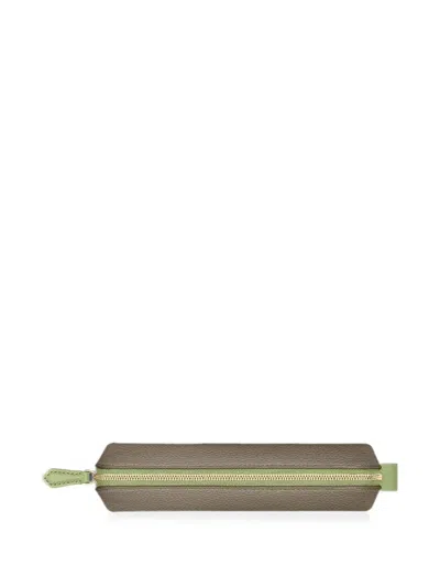 Maison De Sabre Grain-leather Pencil Case In Multi