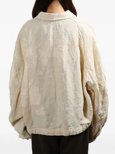 Ziggy Chen Cropped Workers Jacket In Gold