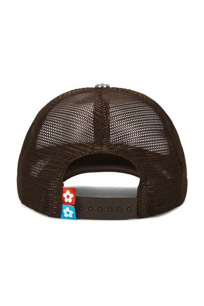 Vandythepink Eye Logo Patch Trucker Hat In Pattern