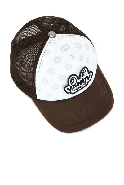 Vandythepink Eye Logo Patch Trucker Hat In Pattern