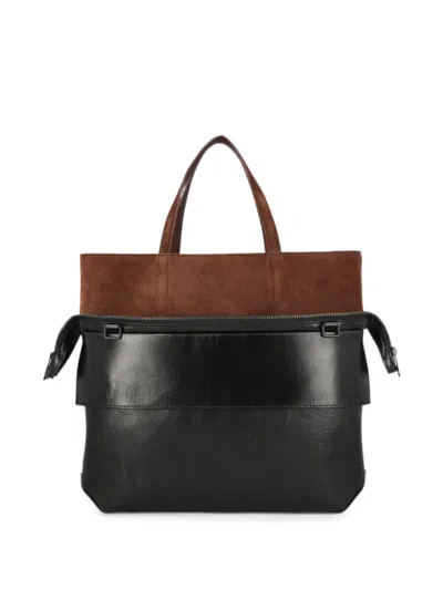 Loewe Switch Leather Tote Bag In Multi
