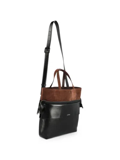 Loewe Switch Leather Tote Bag In Multi