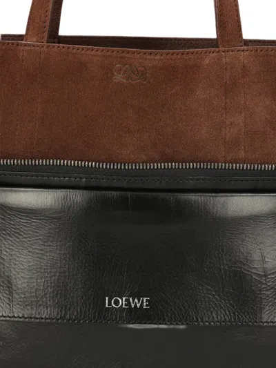 Loewe Switch Leather Tote Bag In Multi