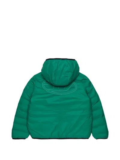 Diesel Oval D Padded Jacket In Multi