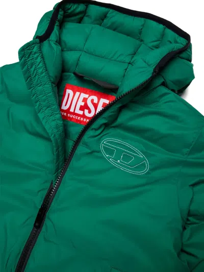 Diesel Oval D Padded Jacket In Multi