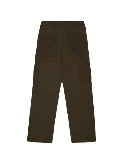 Dsquared2 Logo-print Cotton Cargo Pants In Multi
