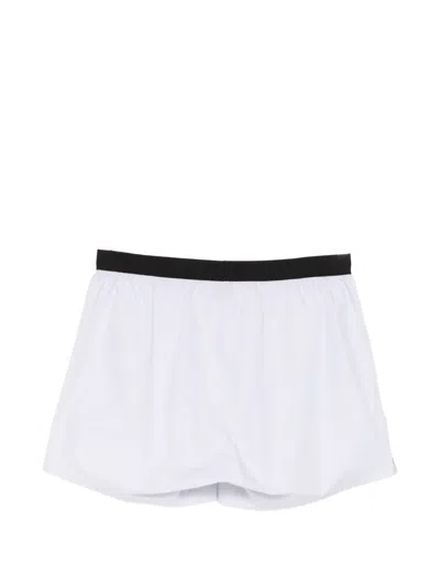 Tom Ford Logo-waistband Boxer In White