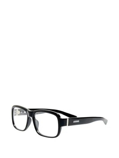 Jacquemus Rectangle-frame Glasses In Black