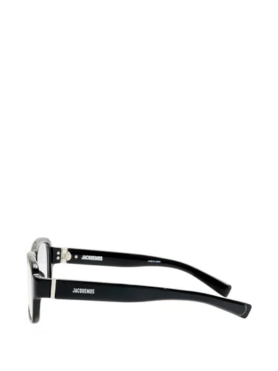 Jacquemus Rectangle-frame Glasses In Black