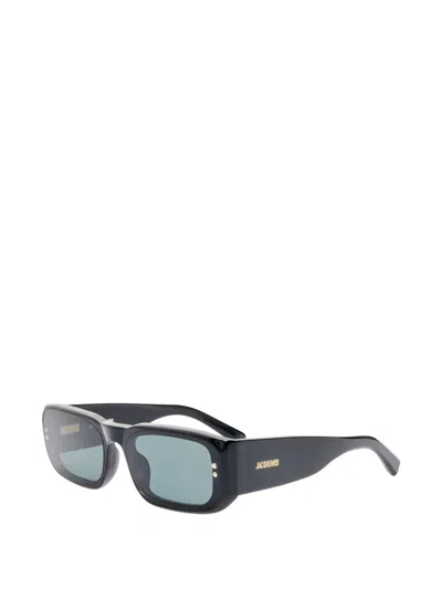 Jacquemus Rectangle-frame Sunglasses In Green