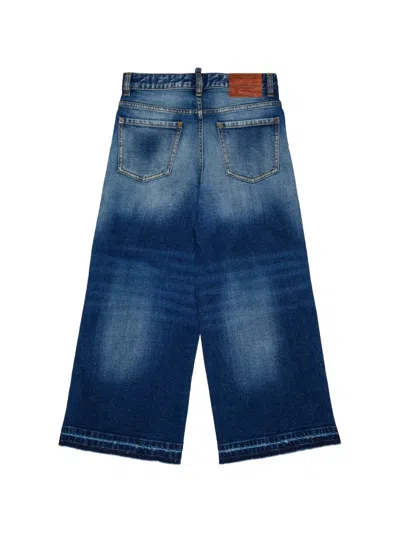Dsquared2 Distressed-finish Jeans In Blue
