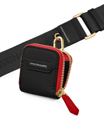 Maison De Sabre Utility Shoulder Strap In Red