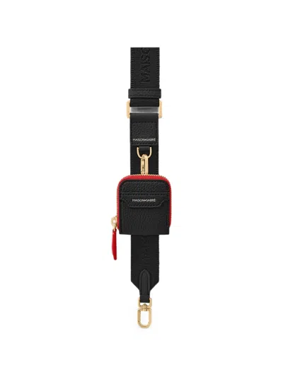 Maison De Sabre Utility Shoulder Strap In Red