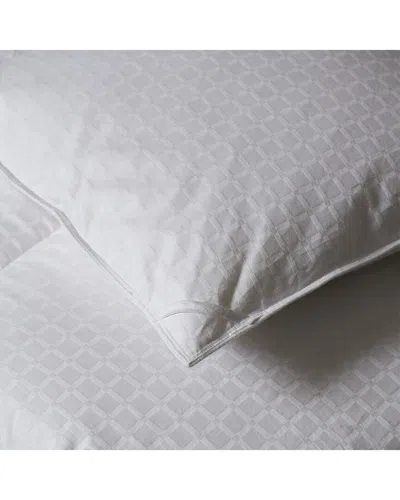 Cuddledown 300 Thread Count 700fp Down Windowpane Comforter In White