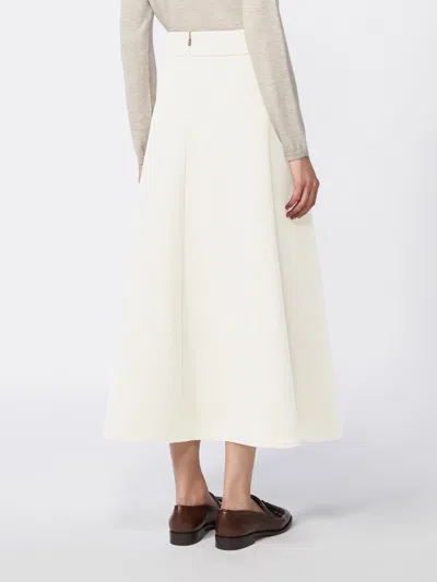 Max Mara Long Skirt In White