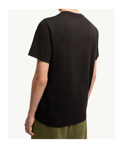 Moncler Cotton Jersey Logo Patch T-shirt In Multi
