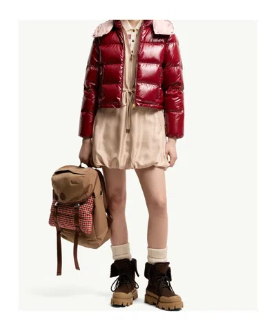 Moncler Niveole Short Down Jacket In Multi