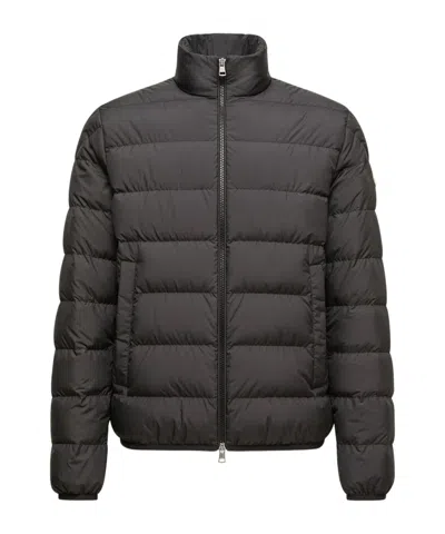 Moncler Baudinet Short Down Jacket, Men, Black, Size: 6 In Black