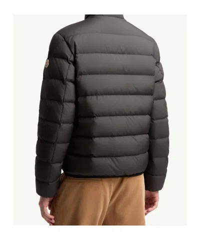 Moncler Baudinet Short Down Jacket, Men, Black, Size: 6 In Black