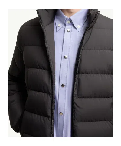 Moncler Baudinet Short Down Jacket, Men, Black, Size: 6 In Black