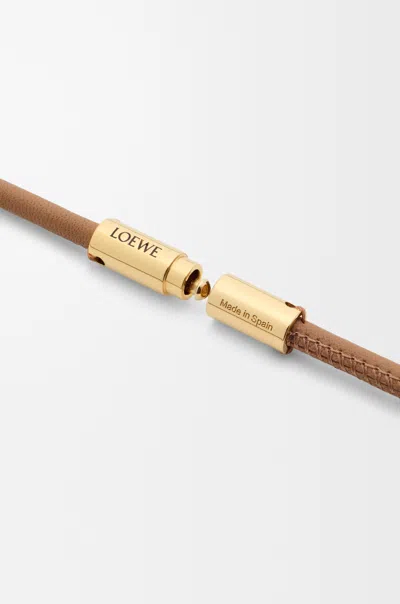 Loewe Wrist Strap In Brown