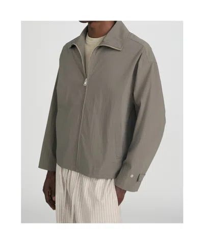 Frame Nylon Jacket In Gray
