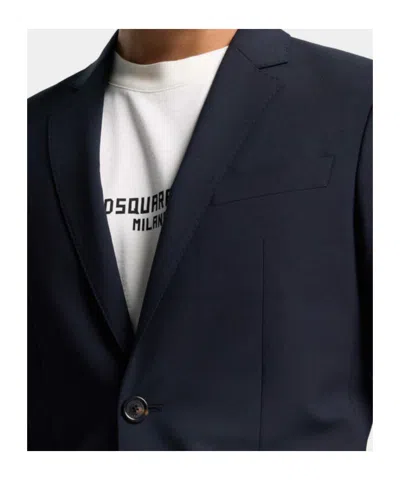 Dsquared2 Single-breasted Tailored Suit In Blue