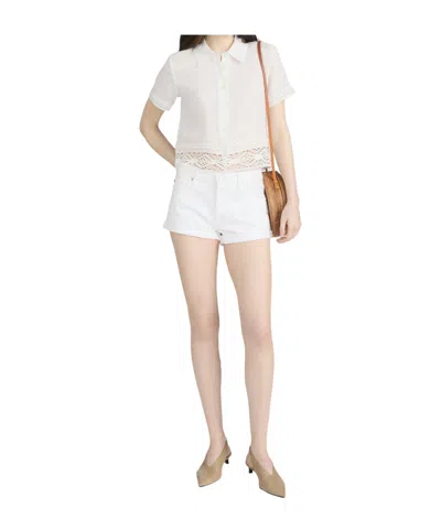 Frame Short Sleeve Shirt In Multi