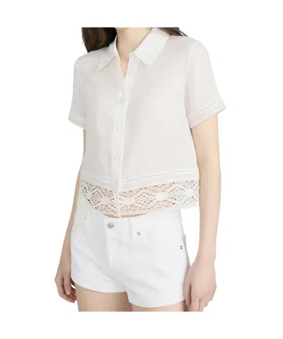 Frame Short Sleeve Shirt In Multi